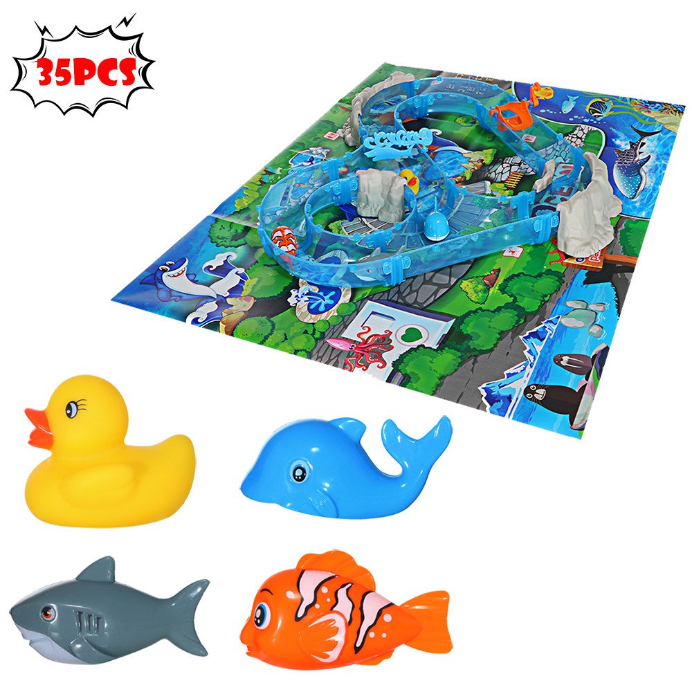 Ocean Track Children Playground Parenting Fishing Toys Fishing Game