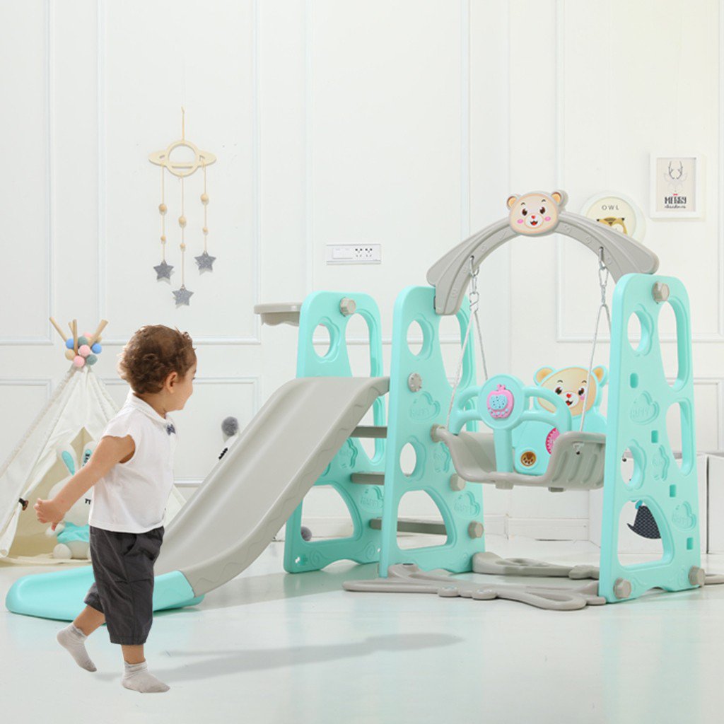 Toddler Mountaineering And Swing Set, Suitable For Indoor And Backyard Baskets