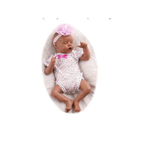 17 Inches Bebe Reborn Baby Dolls 43cm Silicone Vinyl Soft Full Body Lifelike Simulation