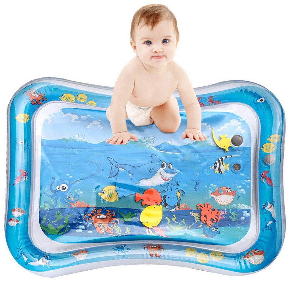 Baby Summer Water Mat Safety Inflatable Cushion Ice Mat Early Education Toys Kids Water Play Mats
