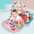 76x56x43CM 2 IN 1 Multi-functional Baby Gym with Play Mat Keyboard Soft Light Rattle Toys