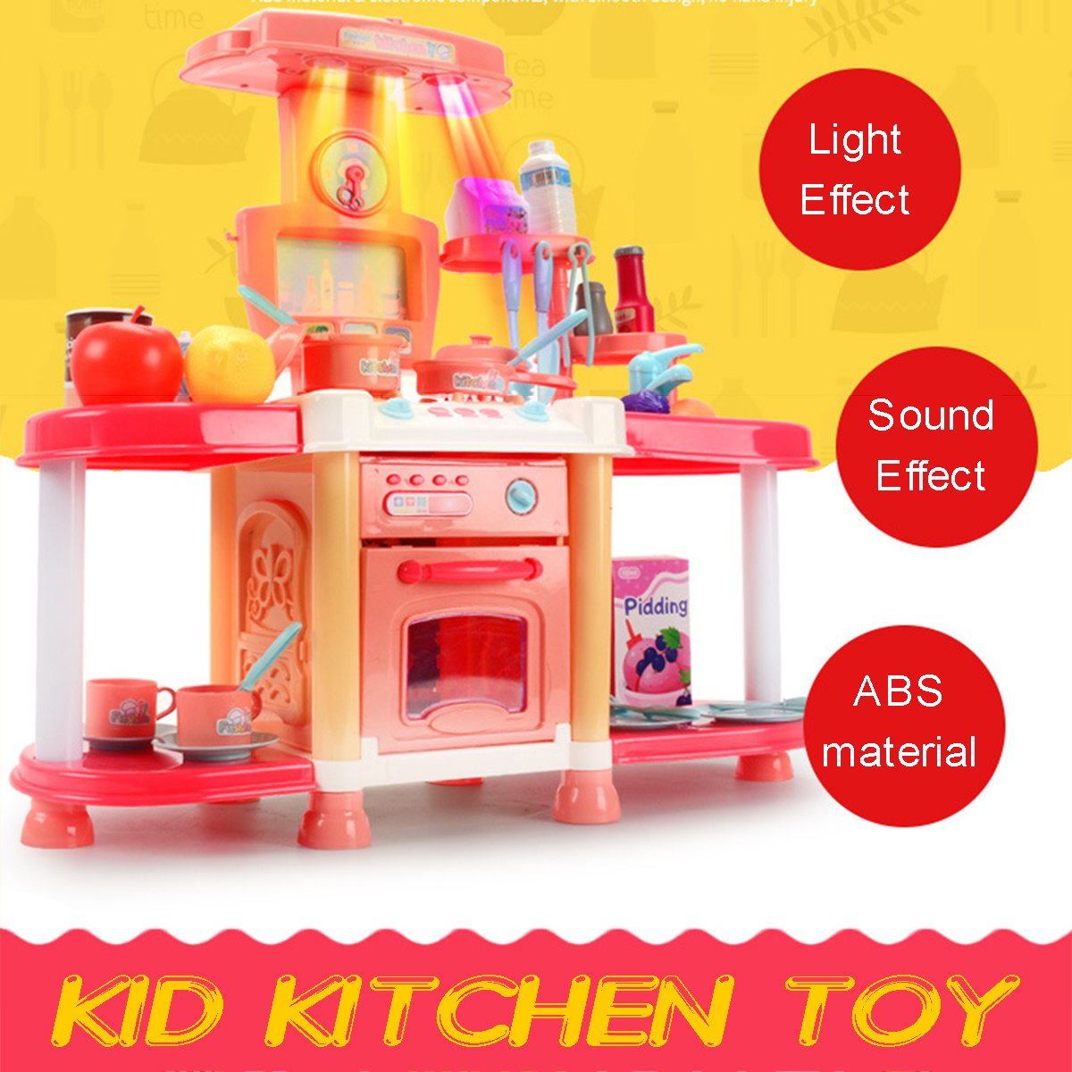 toy kitchen with sound effects