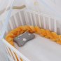 Baby Bumper Bed Braid Knot Pillow Cushion Bumper for Infant cuna Bebe lit Crib Protector