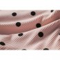 Floating rope tie polka dot girls dress