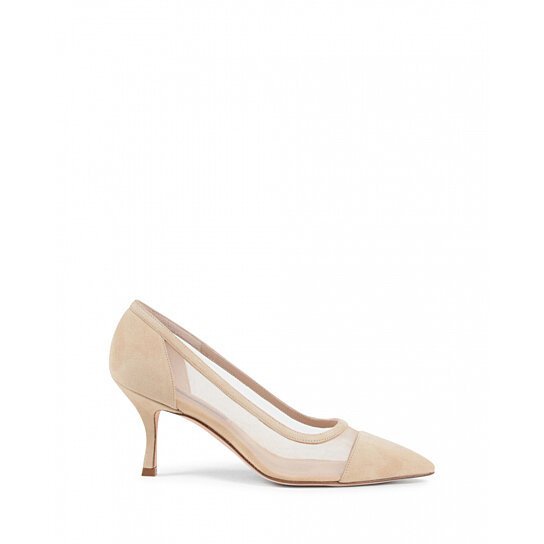 Stuart Weitzman Womens Pump Beige Monroe
