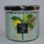 Bath & Body Works Lemon Mint Leaf Scented Candle 14.5 oz / 114 g