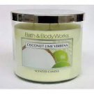 Bath & Body Works Coconut Lime Verbena Scented Candle 14.5 oz / 411 g