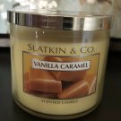 Bath & Body Works Slatkin & Co. Vanilla Caramel Scented Candle 14.5 oz / 411 g