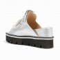 19V69 Italia Womens Platform Sandal Silver B3037DO