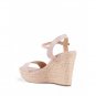 Michael Kors Womens Wedge Sandal Pink Jill