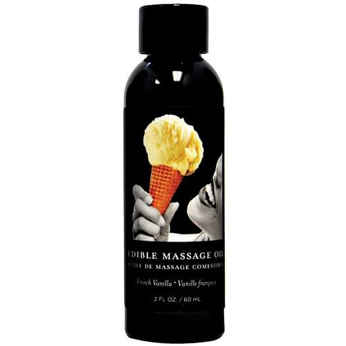 Earthly Body Edible Massage Oil - 2 oz Vanilla