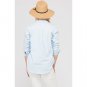 Women's Lace Up Blouse Top