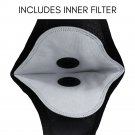 Performance Sports Face Mask with Activated Carbon Filter and Breathing Valves