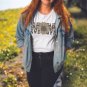 Mom Sunflower Graphic T-Shirt