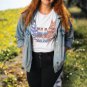 Patriotic Mama Graphic T-Shirt