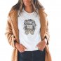Blessed Mom Leopard Graphic T-Shirt