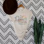 Wild Flowers Retro Stripe Graphic T-Shirt