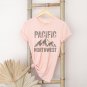 Distressed Pacific Northwest Graphic T-Shirt