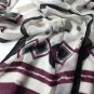 Sangria And Olive Hand Painted Wool Print Scarf