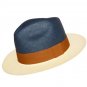 Bicolor (Blue on Natural) Panama Hat