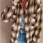 Buttons Pocketed Plaid Shacket