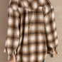 Buttons Pocketed Plaid Shacket