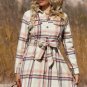 Pink Plaid Button Pocket Shirt Mini Dress