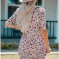 Puff Sleeve A-line Floral Print Mini Dress