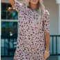 Puff Sleeve A-line Floral Print Mini Dress