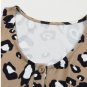 Leopard V Neck Sleeveless Mini Dress