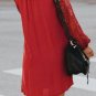 Long Sleeves Shift Above Knee Dress