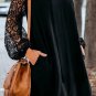 Long Sleeves Shift Above Knee Dress