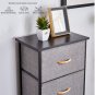 4 Drawers Dresser Narrow Storage Tower Nightstand With Sturdy Steel Frame Waterproof Top Closets