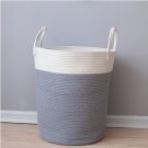 Large Baskets for Blanket Cotton Rope Woven Storage Baskets with Strong Handles