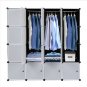 16 Cube Organizer Stackable Plastic Cube Storage Shelves Design Multifunctional Modular