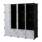 16 Cube Organizer Stackable Plastic Cube Storage Shelves Design Multifunctional Modular