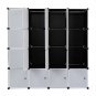 16 Cube Organizer Stackable Plastic Cube Storage Shelves Design Multifunctional Modular