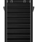 10 Tiers Shoe Rack with Dustproof Cover Closet Shoe Storage Cabinet Organizer Black