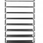 10 Tiers Shoe Rack with Dustproof Cover Closet Shoe Storage Cabinet Organizer Black