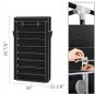 10 Tiers Shoe Rack with Dustproof Cover Closet Shoe Storage Cabinet Organizer Black