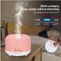 2289yk 110V 12W 450ml Aroma Diffuser Plastic with White Remote Control and Colorful Light White