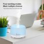 2289yk 110V 12W 450ml Aroma Diffuser Plastic with White Remote Control and Colorful Light White