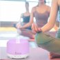 2289yk 110V 12W 450ml Aroma Diffuser Plastic with White Remote Control and Colorful Light White