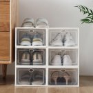 Shoe Storage Boxes 36 Pack Clear Plastic Stackable -White