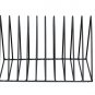 10 Sections File Storage Holder-Triangle Iron Magazine Organizer (Black)