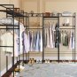 Stand Alone Wardrobe Organizer,Suspender Wardrobe Hanger And Multiple Storage Rack