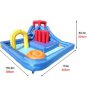 New Inflatable Water Slide Bouncer,River Race Area,Climbing Wall ,Water Cannon For Kids