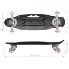 23.2" Plastic Mini Skateboard, with Bendable Deck and Smooth Colorful PU Wheels