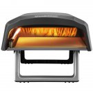 13 inch Pizza Stone, Portable Gas Pizza Oven with Foldable Legs, Pizza Oven for Patio Garden