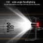 USB Rechargeable LED Bicycle Headlight Bike Front Rear Light Cycling Lamp